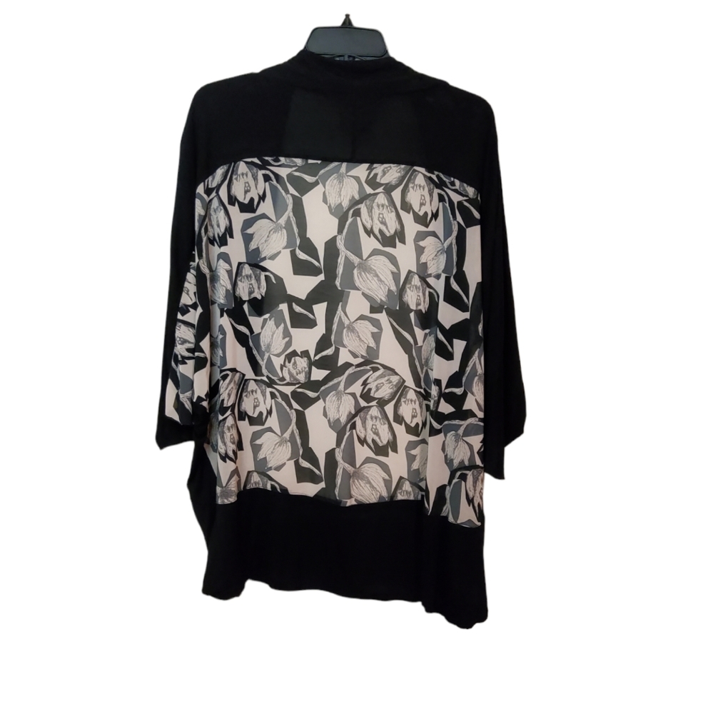 Peppercorn Mixed Material Cardigan Size XL - Picture 2 of 4